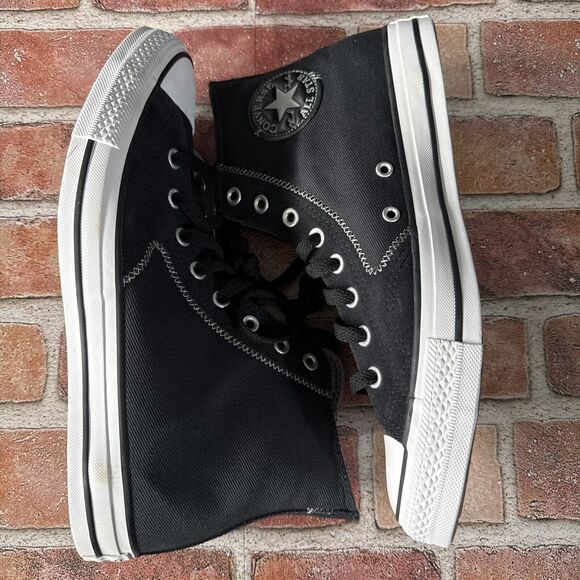 Converse Chuck Taylor All Star- B Grade Shoes Black Men's Sz 9.5 W 11.5 A08186C - Picture 11 of 13